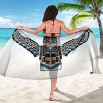 Native American Eagle Totem Print Beach Sarong Wrap