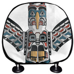 Native American Eagle Totem Print Car Headrest Covers