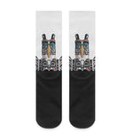 Native American Eagle Totem Print Crew Socks