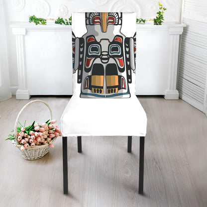 Native American Eagle Totem Print Dining Chair Slipcover