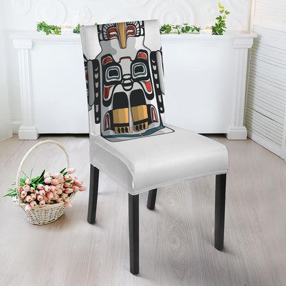 Native American Eagle Totem Print Dining Chair Slipcover