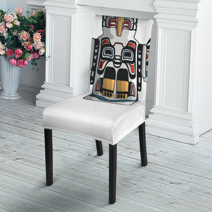 Native American Eagle Totem Print Dining Chair Slipcover