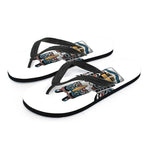 Native American Eagle Totem Print Flip Flops