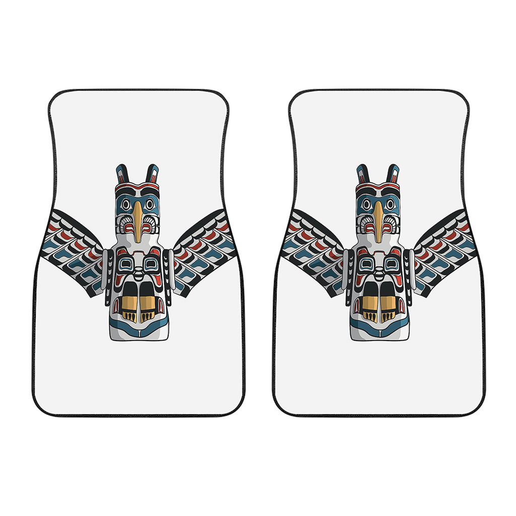 Native American Eagle Totem Print Front Car Floor Mats