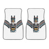 Native American Eagle Totem Print Front Car Floor Mats