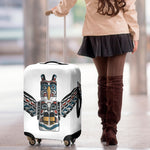 Native American Eagle Totem Print Luggage Cover