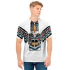 Native American Eagle Totem Print Men's T-Shirt