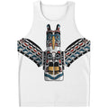 Native American Eagle Totem Print Men's Tank Top