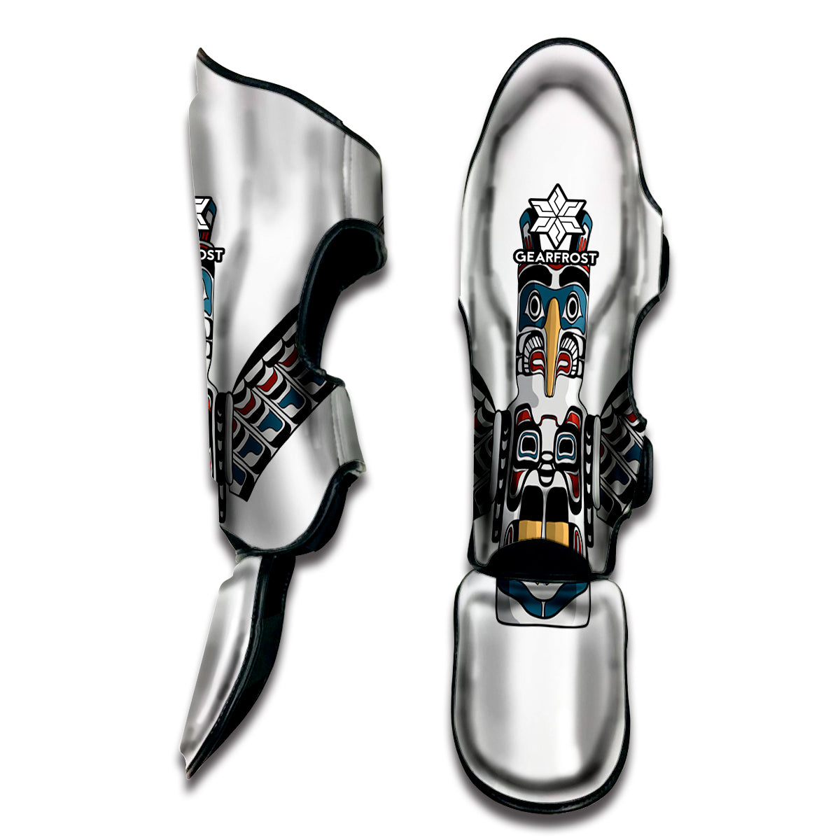 Native American Eagle Totem Print Muay Thai Shin Guard