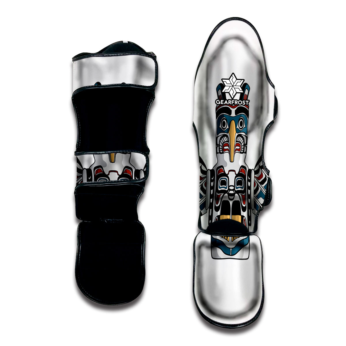 Native American Eagle Totem Print Muay Thai Shin Guard