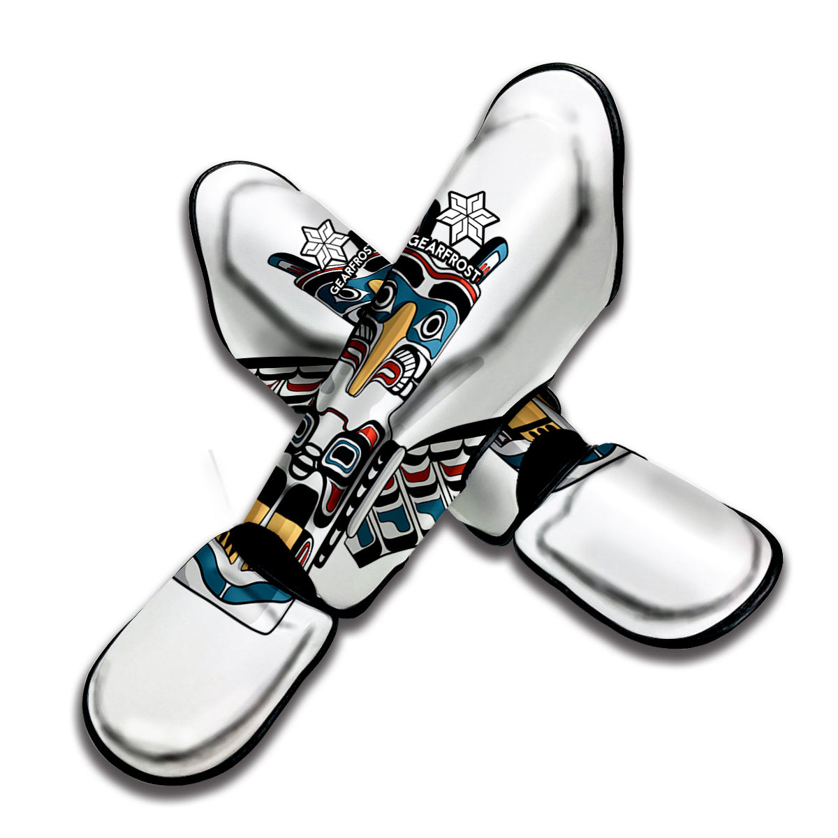 Native American Eagle Totem Print Muay Thai Shin Guard