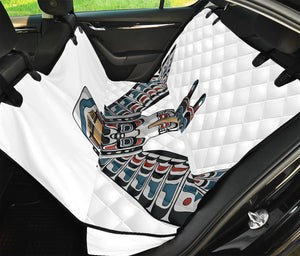 Native American Eagle Totem Print Pet Car Back Seat Cover