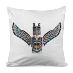 Native American Eagle Totem Print Pillow Cover
