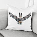 Native American Eagle Totem Print Pillow Cover
