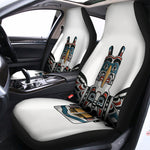 Native American Eagle Totem Print Universal Fit Car Seat Covers