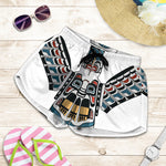 Native American Eagle Totem Print Women's Shorts