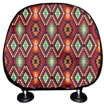 Native American Geometric Pattern Print Car Headrest Covers