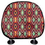 Native American Geometric Pattern Print Car Headrest Covers