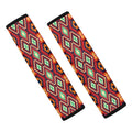Native American Geometric Pattern Print Car Seat Belt Covers