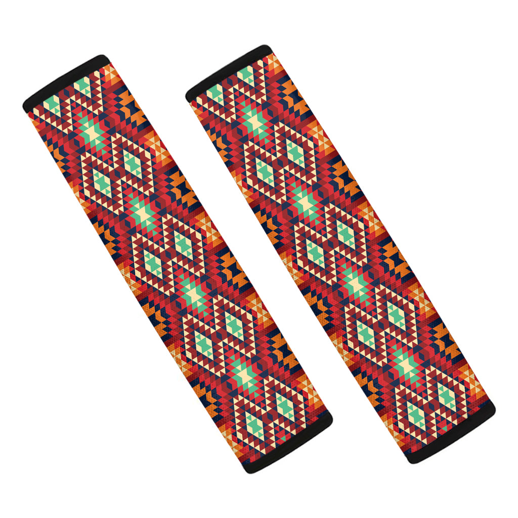 Native American Geometric Pattern Print Car Seat Belt Covers
