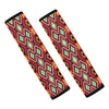 Native American Geometric Pattern Print Car Seat Belt Covers
