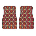 Native American Geometric Pattern Print Front Car Floor Mats