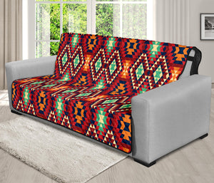 Native American Geometric Pattern Print Futon Protector