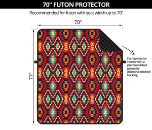 Native American Geometric Pattern Print Futon Protector