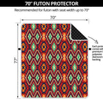 Native American Geometric Pattern Print Futon Protector