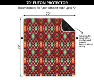 Native American Geometric Pattern Print Futon Protector