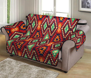 Native American Geometric Pattern Print Loveseat Protector