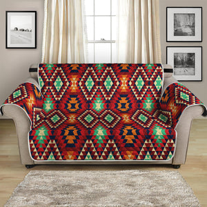 Native American Geometric Pattern Print Loveseat Protector