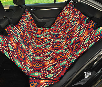 Native American Geometric Pattern Print Pet Car Back Seat Cover