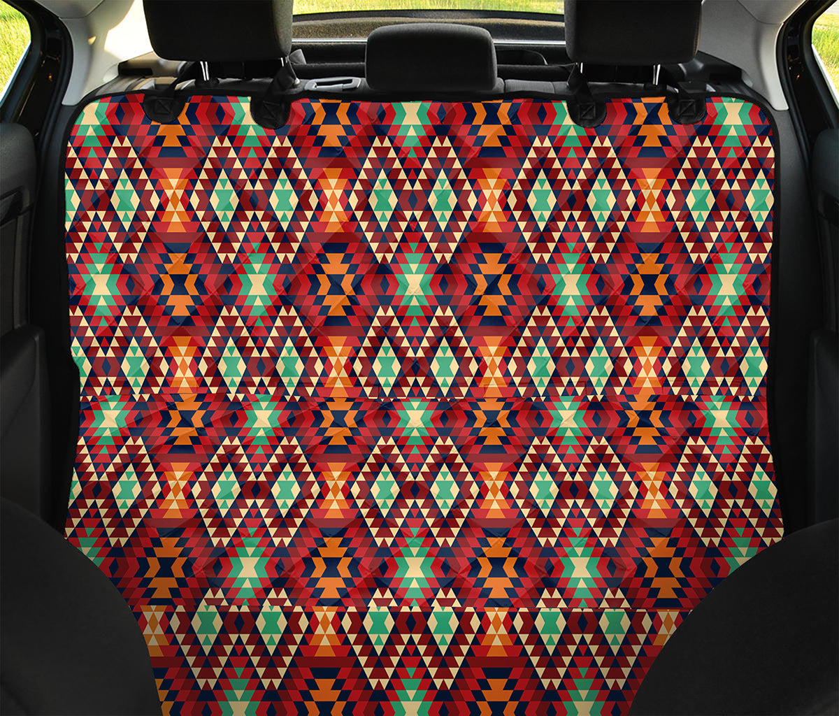 Native American Geometric Pattern Print Pet Car Back Seat Cover
