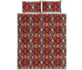 Native American Geometric Pattern Print Quilt Bed Set