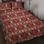 Native American Geometric Pattern Print Quilt Bed Set
