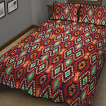 Native American Geometric Pattern Print Quilt Bed Set