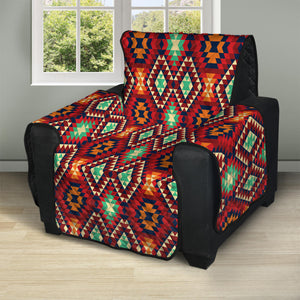 Native American Geometric Pattern Print Recliner Protector