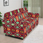 Native American Geometric Pattern Print Sofa Cover