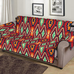 Native American Geometric Pattern Print Sofa Protector