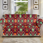 Native American Geometric Pattern Print Sofa Protector