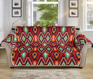 Native American Geometric Pattern Print Sofa Protector