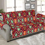 Native American Geometric Pattern Print Sofa Protector