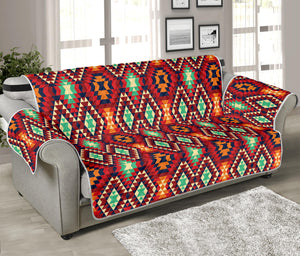 Native American Geometric Pattern Print Sofa Protector