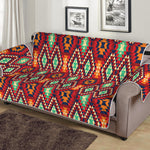 Native American Geometric Pattern Print Sofa Protector