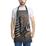 Native American Indian Girl Print Apron