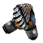 Native American Indian Girl Print Boxing Gloves
