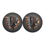 Native American Indian Girl Print Car Coasters