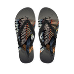 Native American Indian Girl Print Flip Flops