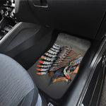 Native American Indian Girl Print Front and Back Car Floor Mats